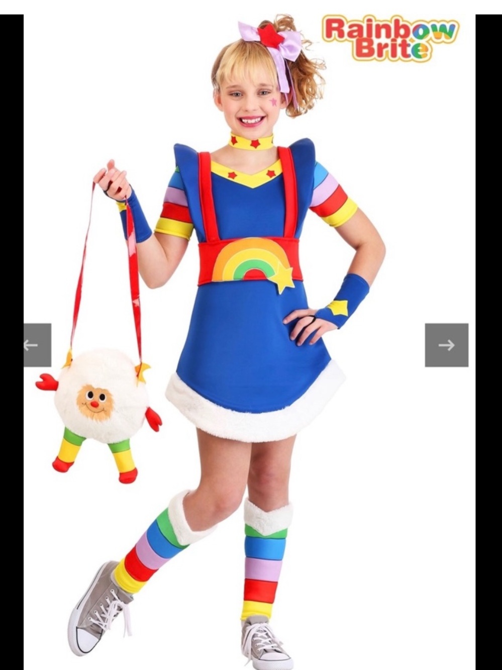 Rainbow Brite Costume – Child Small by Fun Costumes